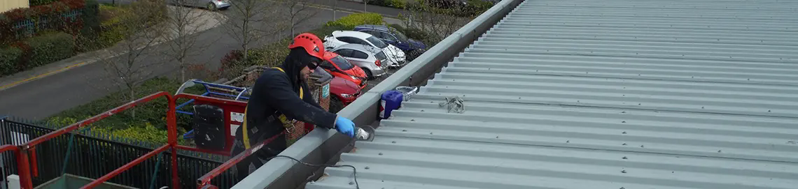 Industrial gutter replacement St Helens