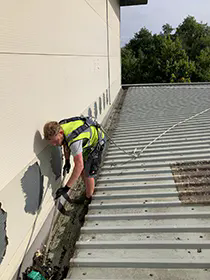 St Helens Industrial Roofing gutter cleaning